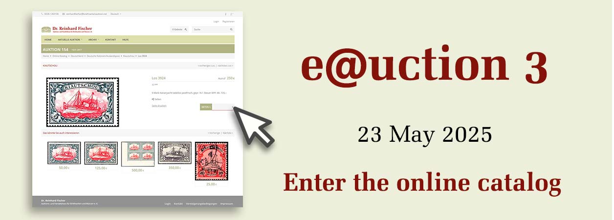 Lots of e-auction 3 on 23 May 2025 - Enter the online catalog