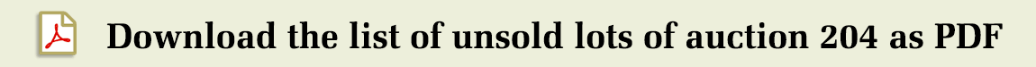 Download the list of unsold lots of auction 204