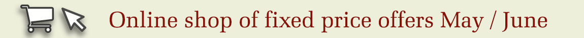 Online shop of fixed price offers May / June 2025
