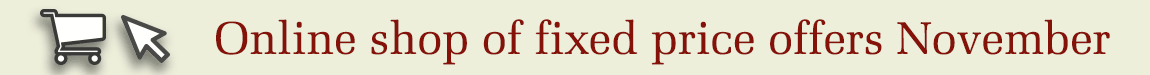 Online shop of fixed price offers November 2026